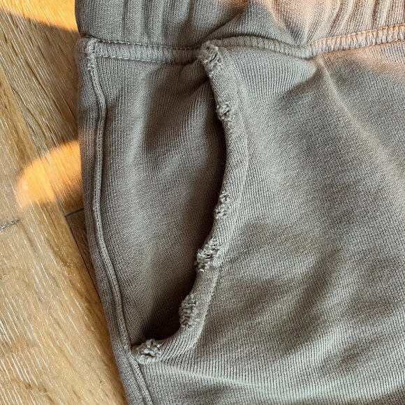 Frank & Eileen Tee Lab Crop Joggers Sweatpants Cuff & Pockets Khaki - Like New - Picture 4 of 4